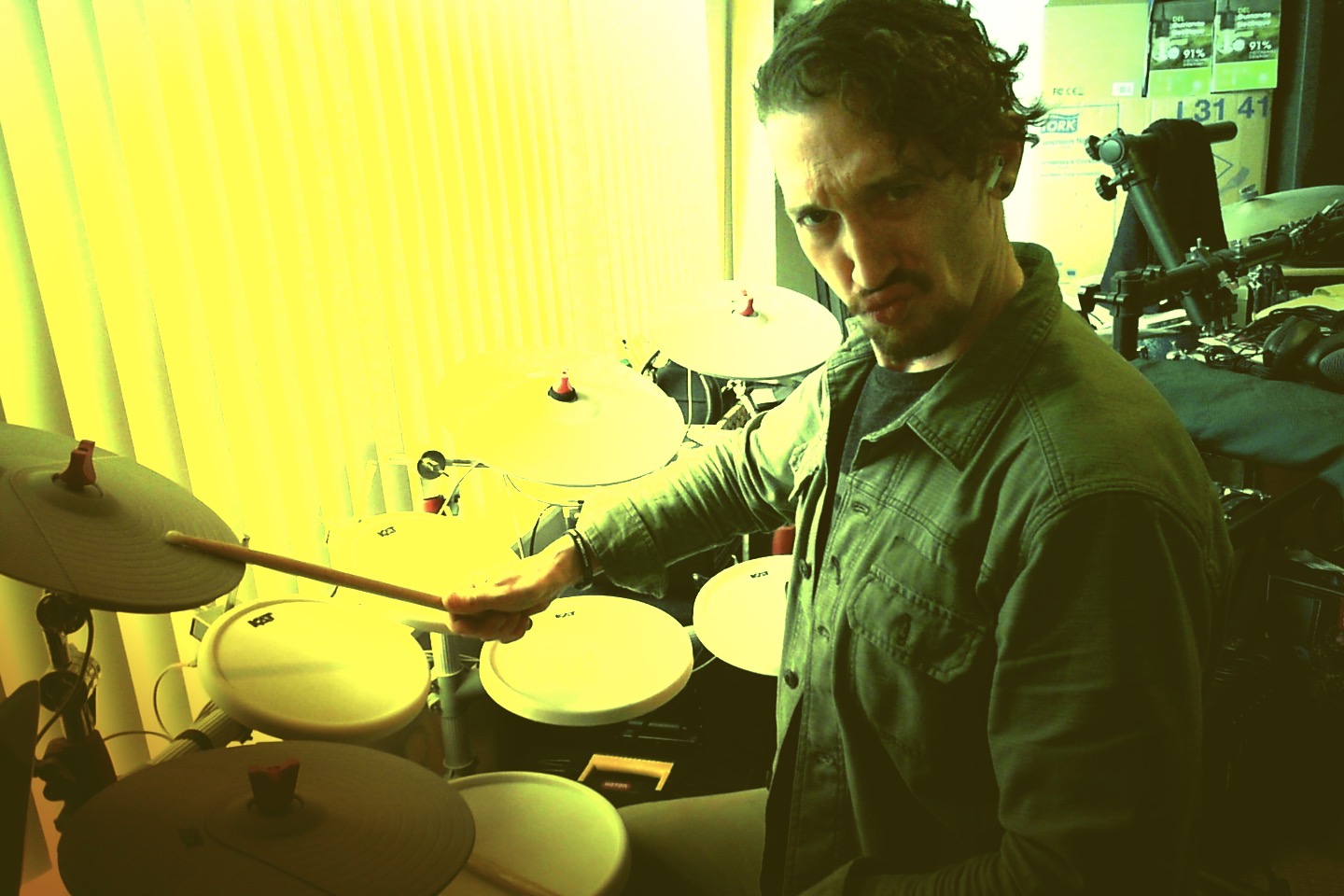 Lance Saxerud at the kit